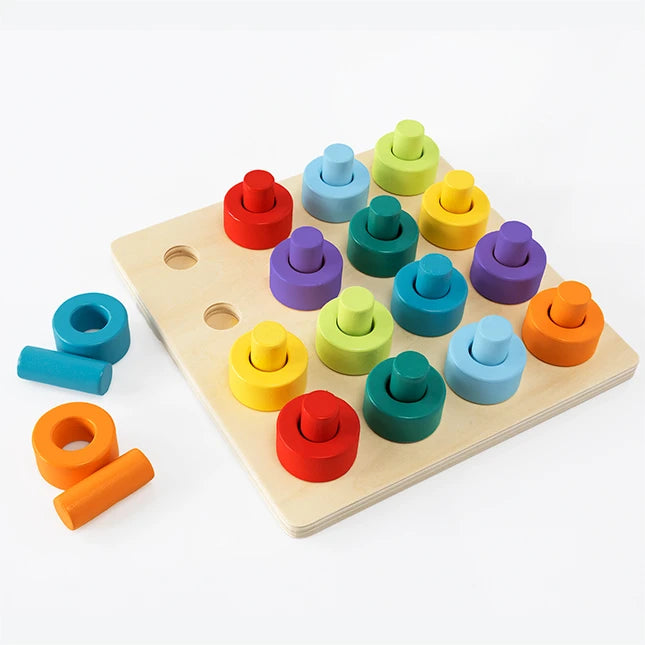 Matching Rings - Best Early Learning Toys for Babies - Fat Brain Toys - US 5194