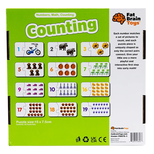 Counting Puzzles - Best Early Learning Toys for Ages 2 to 5 - US 4899