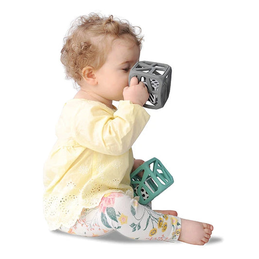 Chew Cube - Best Baby Toys & Gifts for Ages 0 to 1 - Fat Brain Toys - US 8943