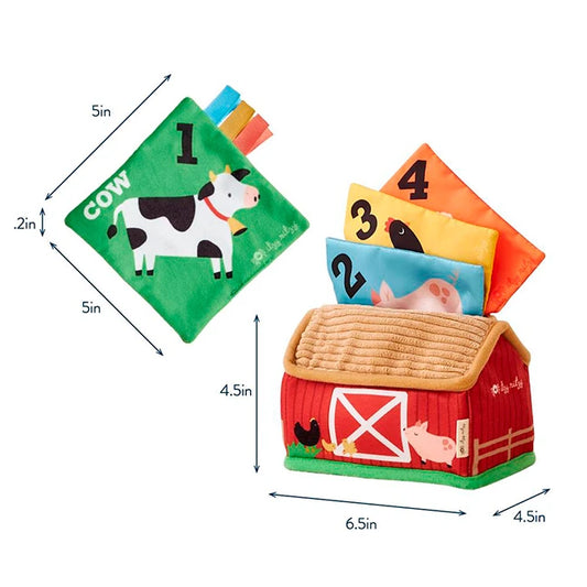 Itzy Sensory Scarves Farm - Best Baby Toys & Gifts for Ages 0 to 1 - US 4445
