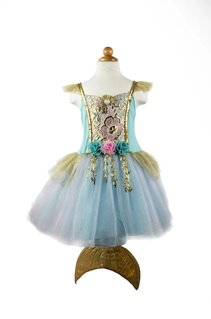 Mermalicious Dress with Tail - Size 5-6 - Best for Ages 3 to 6 - US 7123