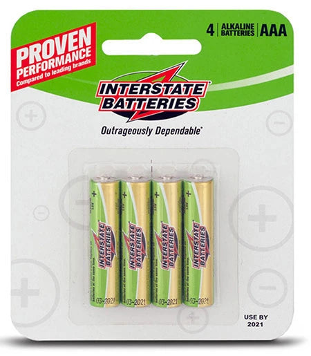 Interstate AAA Batteries - 4 Pack - Best for Ages 1 to 11 - US 2616