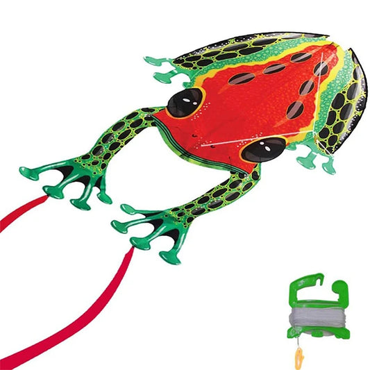 Rainforest DLX Nylon Kite - Dart Frog - Best for Ages 8 to 12 - US 6996