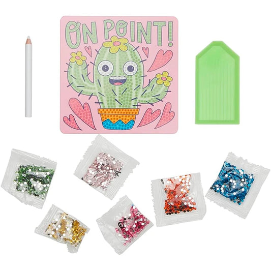 Razzle Dazzle DIY Mini Gem Art Kit - Cheery Cactus - US 7780