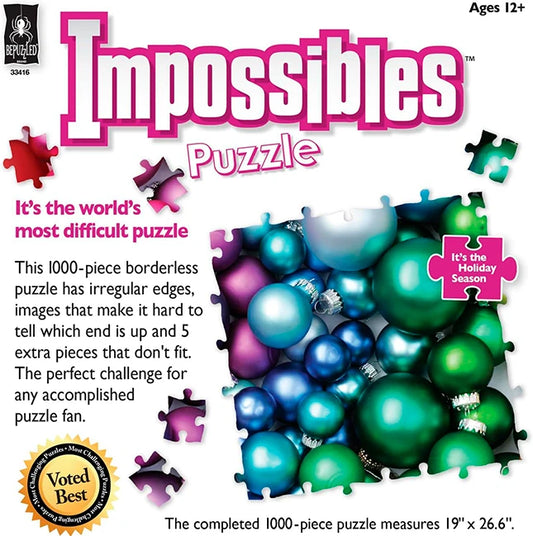 Impossibles Puzzle Holiday Season - 1000 pc - Best for 12 year olds - US 6065