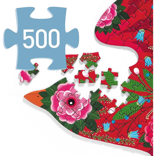 Puzz'Art Bird - 500 pc - Best Puzzles for Ages 8 to 12 - US 1019