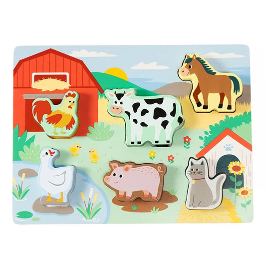 Farm Textured Puzzle - Best Baby Toys & Gifts for Babies - US 0523