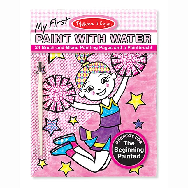 My First Paint with Water - Cheerleaders, Flowers, Fairies & More - US 3188