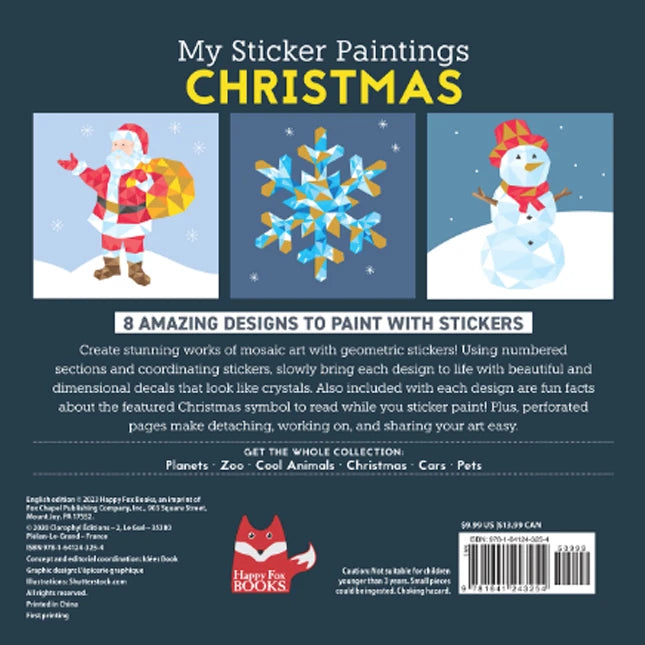 My Sticker Paintings - Christmas - Best Arts & Crafts for Ages 5 to 9 - US 5928