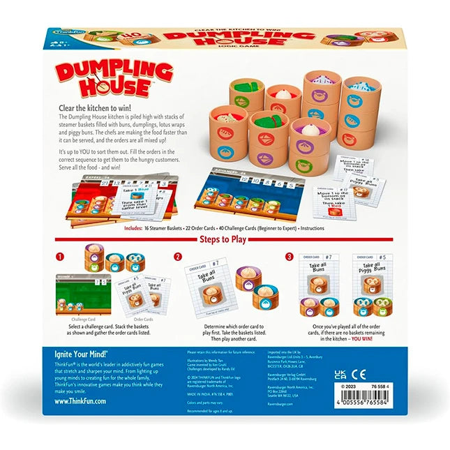 Think Fun Dumpling House - Best Brainteasers for Ages 8 to 12 - US 1689