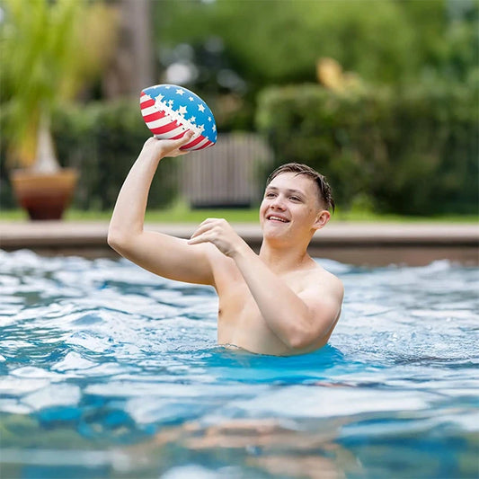 Patriotic Water Football - Best Active Play for Ages 8 to 12 - US 1814