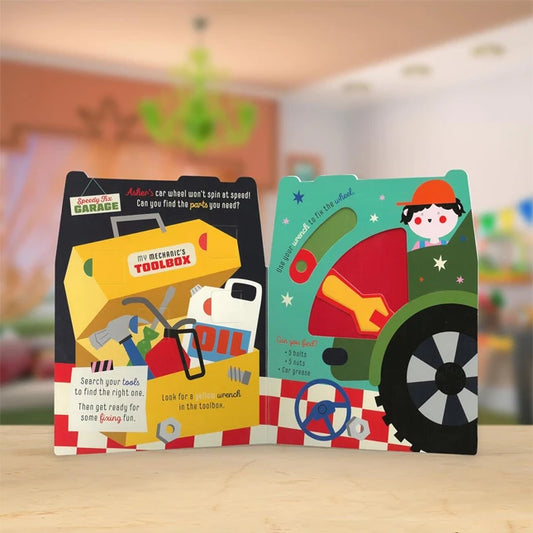 My First Busy Toolbox Book - Best Baby Toys & Gifts for Ages 0 to 3 - US 1114