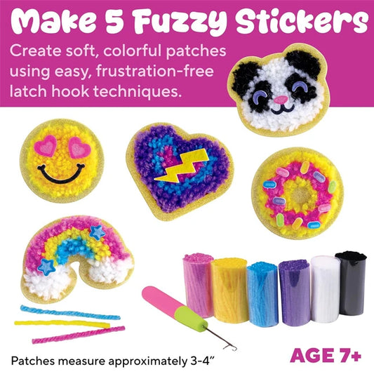 Make Your Own Latch N Patch Fuzzy Stickers - Best for Ages 7 to 12 - US 6146