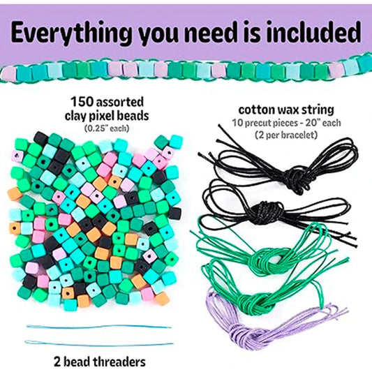 Woven Cube Bracelets - Best Arts & Crafts for Ages 6 to 12 - US 7586