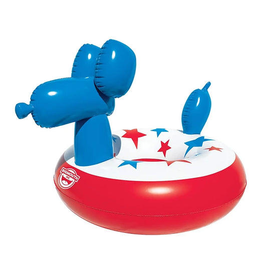 Patriotic Balloon Dog Pool Float - Best Active Play for Ages 8 to 12 - US 5295