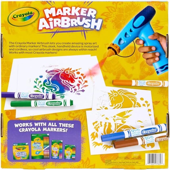 Crayola Marker Airbrush - Best Arts & Crafts for Ages 6 to 11 - US 5702
