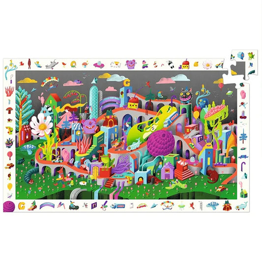 Crazy Town 200pc Observation Jigsaw Puzzle & Poster - US 3507