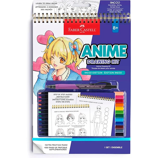 Anime Drawing Kit - Shojo - Best Arts & Crafts for Ages 8 to 12 - US 9010
