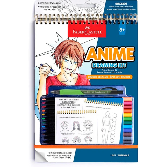 Anime Drawing Kit - Shonen - Best Arts & Crafts for Ages 8 to 12 - US 7745