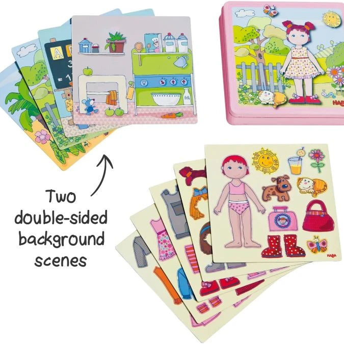 Dress-Up Doll Lilli Magnetic Game - Best for Ages 3 to 6 - US 3749