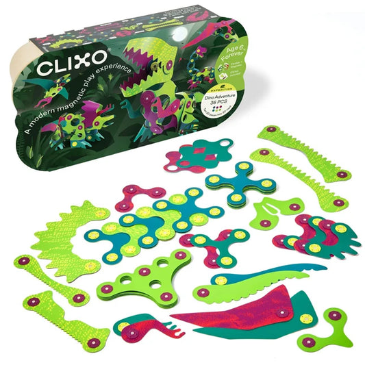 Clixo Dino Adventure Pack - Best for Ages 6 to 11 - US 1701