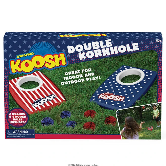 Koosh Double Kornhole Americana - Best Active Play for Ages 5 to 12 - US 0122