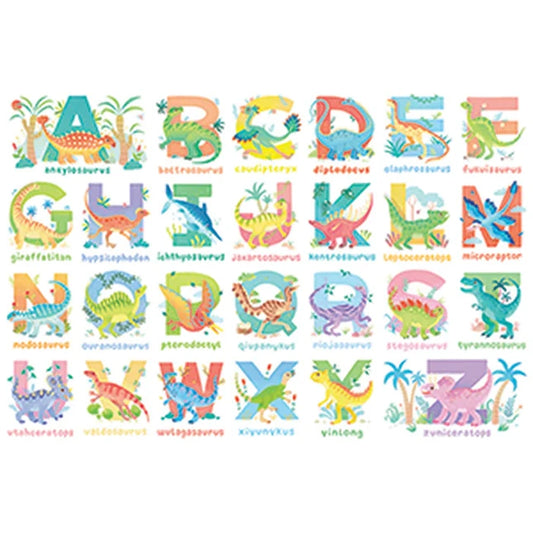 Dinosaur Alphabet Floor Puzzle - 35 pc - Best Puzzles for Ages 3 to 6 - US 2191