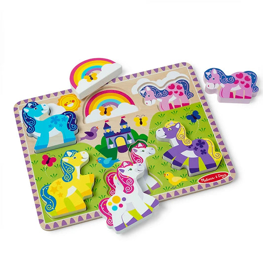 Unicorn Chunky Puzzle - - Fat Brain Toys - US 8223