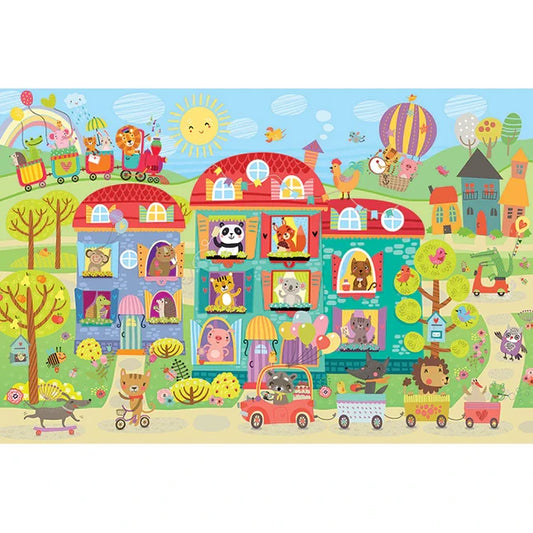 Friendly Neighbors Floor Puzzle - 35 pc - Best Puzzles for Ages 3 to 6 - US 2914