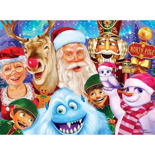 Holly Jolly #Selfies 200pc Puzzle - Best Puzzles for Ages 8 to 12 - US 9407