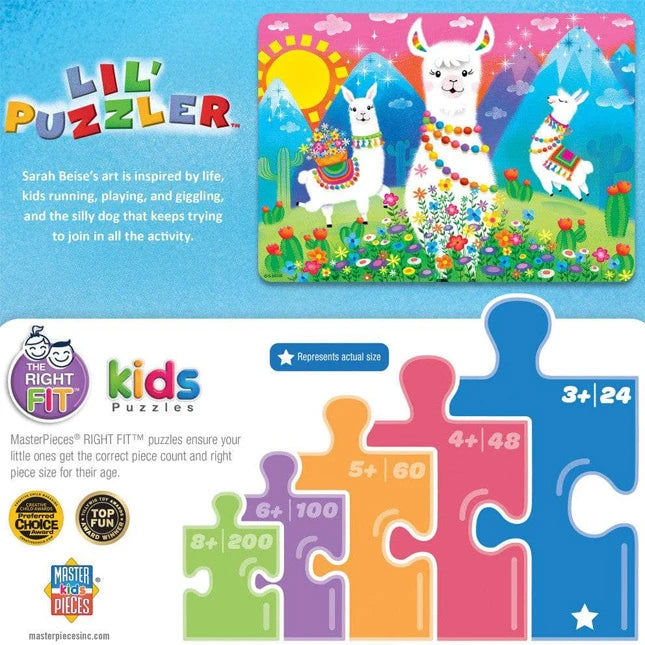 Llama Love Lil Puzzler 24 pc - Best Puzzles for Ages 3 to 8 - US 4182