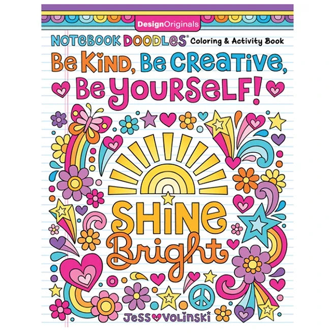 Notebook Doodles Be Kind Be Creative Be Yourself! - US 9948