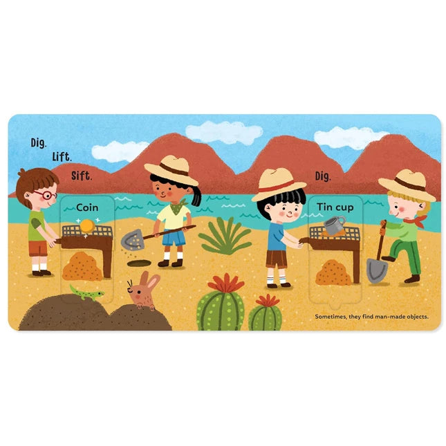 Digging for Dinosaurs See-and-Peek - - Fat Brain Toys - US 4480