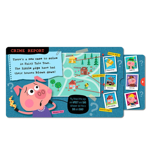 True Crime Fairy Tales - The Three Little Pigs - - Fat Brain Toys - US 6594
