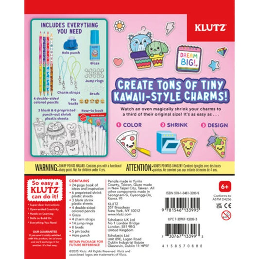 Klutz Color & Shrink Charms - Kawaii Style - - Fat Brain Toys - US 5291
