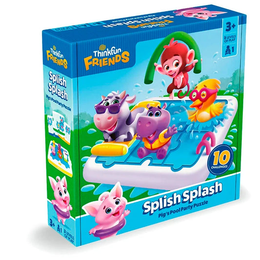 Think Fun Friends - Splish Splash - Best Brainteasers for Ages 3 to 7 - US 1405