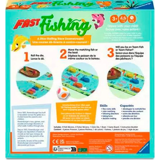 Fast Fishing - Best Games for Ages 3 to 9 - Fat Brain Toys - US 8659