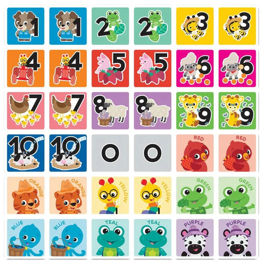 Baby Einstein Farm Explorers Matching Game - Best for Ages 3 to 8 - US 6469