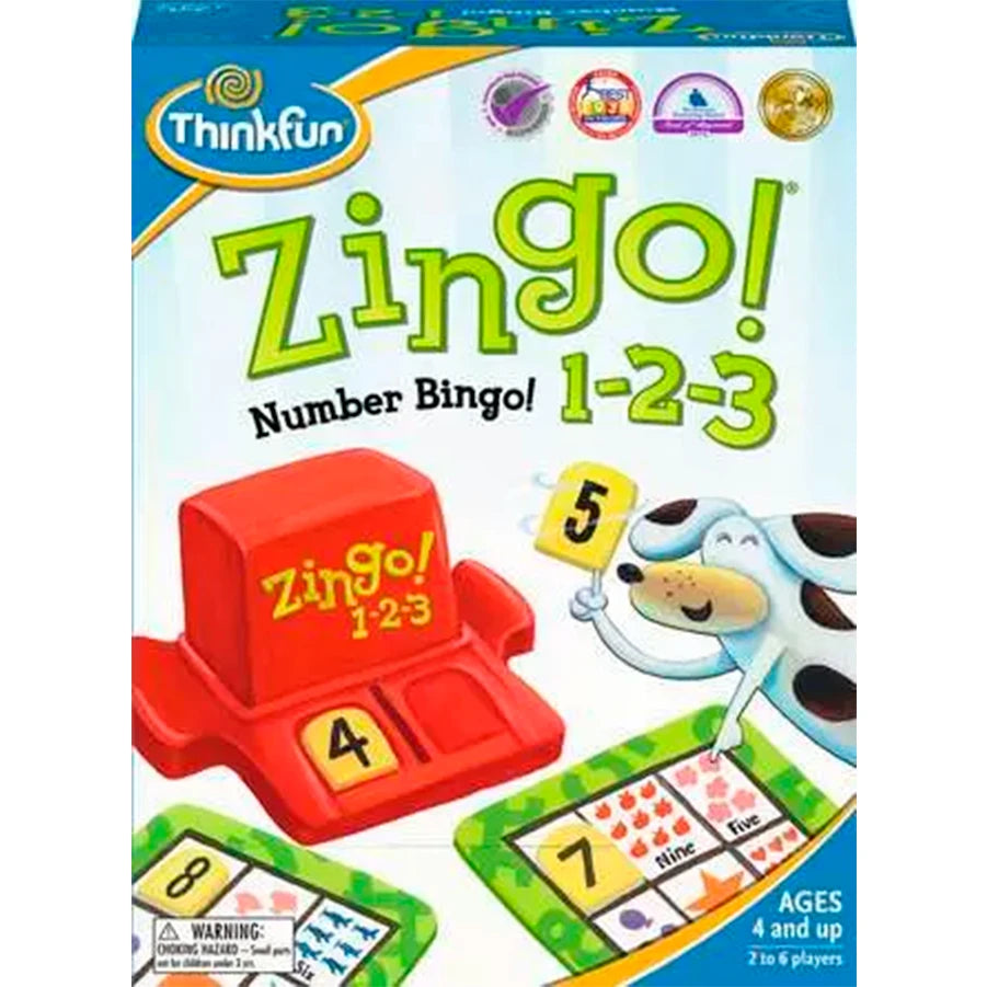 Think Fun Zingo 1-2-3 - Best Games for Ages 4 to 8 - Fat Brain Toys - US 0928