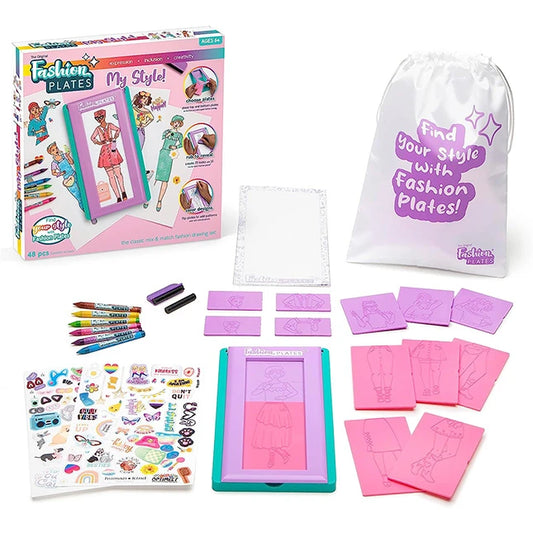 Fashion Plates My Styles - Best Arts & Crafts for Ages 6 to 7 - US 0776