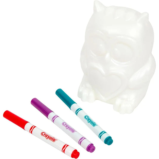 Crayola Light-Ups Recolorable Owl - Best Arts & Crafts for Ages 4 to 8 - US 6649