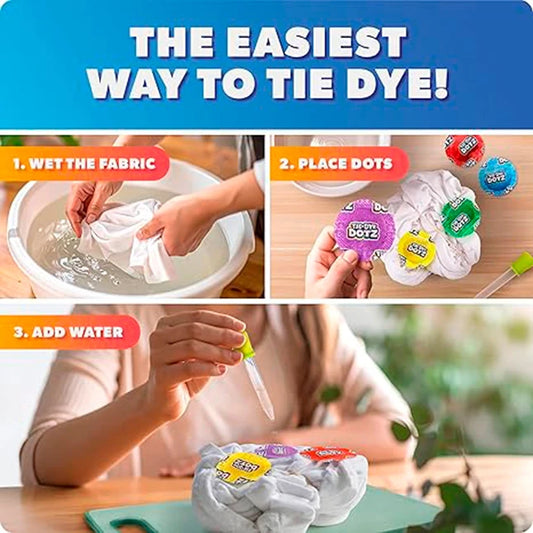 Tie-Dye Dotz - Best Arts & Crafts for Ages 5 to 12 - Fat Brain Toys - US 5733