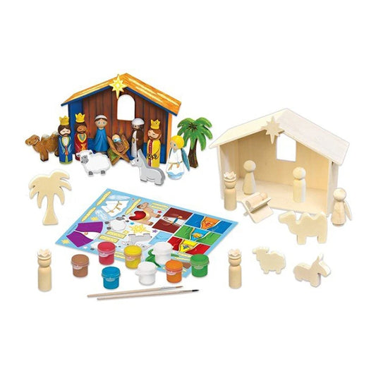 Works of Ahhh Nativity Paint Kit - Best Arts & Crafts for Ages 6 to 9 - US 1861
