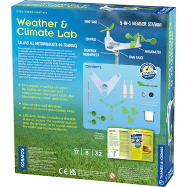 Weather & Climate Lab - Best Maker & DIY Kits for Ages 4 to 12 - US 4090