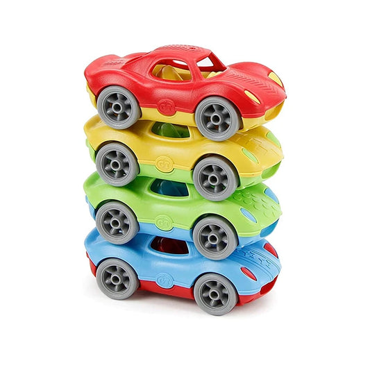Green Toys Stack & Link Racers - Best for Ages 1 to 4 - US 4248