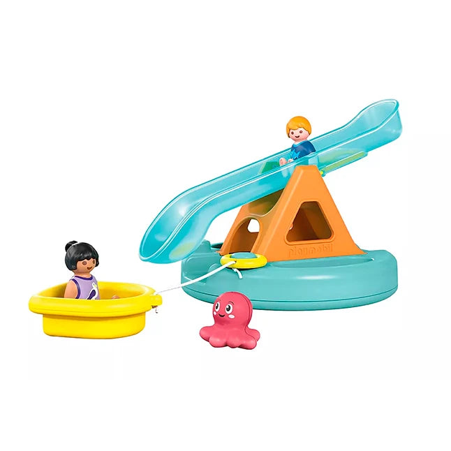 Playmobil Junior Aqua - Water Seesaw with Boat - - Fat Brain Toys - US 3229