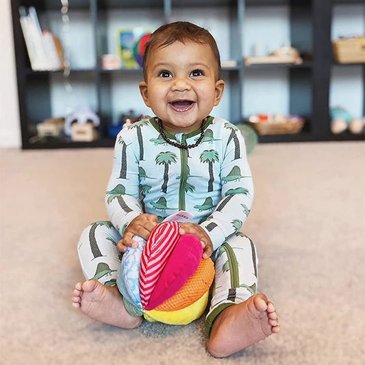 Rainbow Fabric Ball - - Fat Brain Toys - US 4207