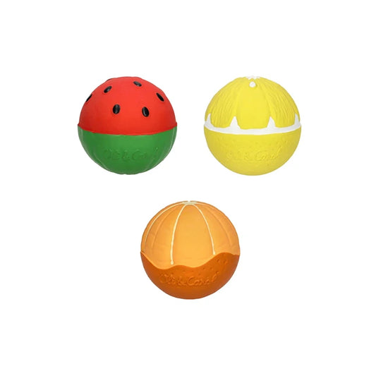 Oli & Carol Baby Sensory Ball - Fruit Salad - - Fat Brain Toys - US 4532