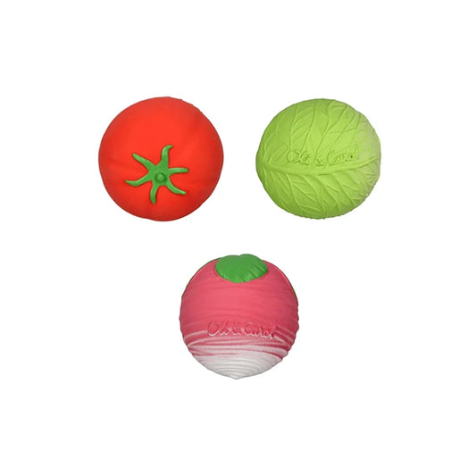 Oli & Carol Baby Sensory Ball - Veggie Salad - - Fat Brain Toys - US 3657