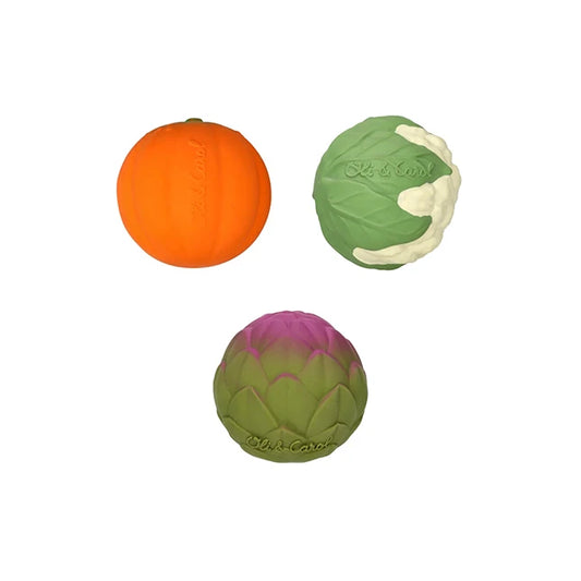 Oli & Carol Baby Sensory Ball - Veggie Soup - - Fat Brain Toys - US 2475